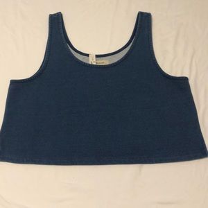 NWT Cotton crop tank